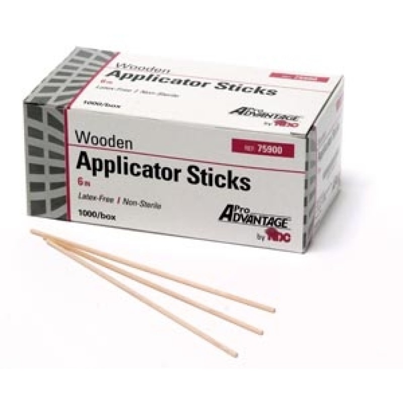 Applicator Stick Plain Wood Non-Sterile ProAdvan .. .  .  